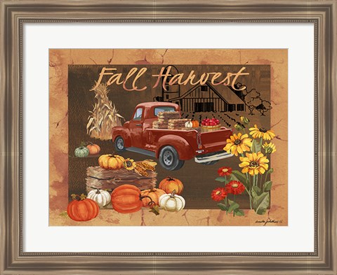 Framed Fall Harvest IV Print