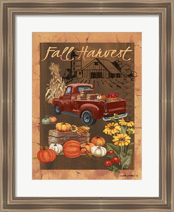 Framed Fall Harvest VI Print