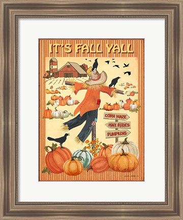 Framed It&#39;s Fall Y&#39;all II Print