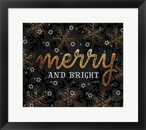 Framed Merry Print