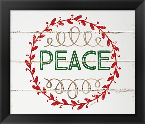 Framed Peace Print