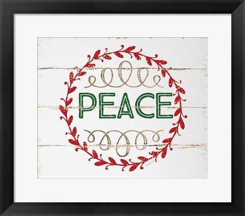 Framed Peace Print