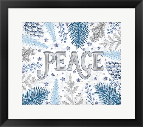 Framed Peace Print