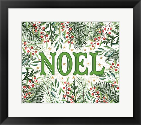 Framed Noel Print