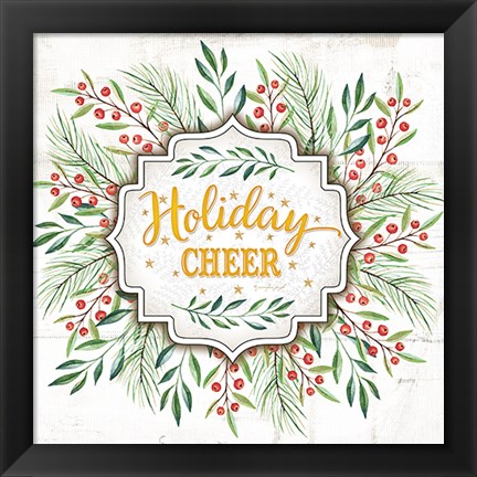 Framed Holiday Cheer Print