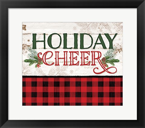 Framed Holiday Cheer Print