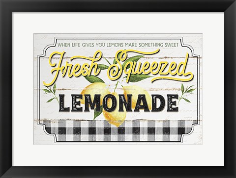 Framed Fresh Squeezed Print