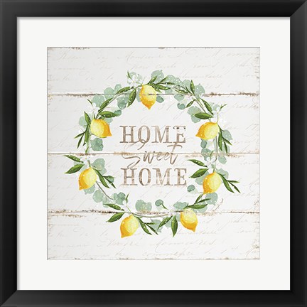 Framed Home Sweet Home Print