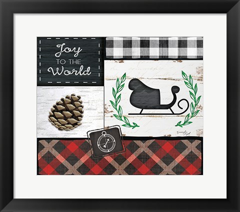 Framed Joy to the World Print