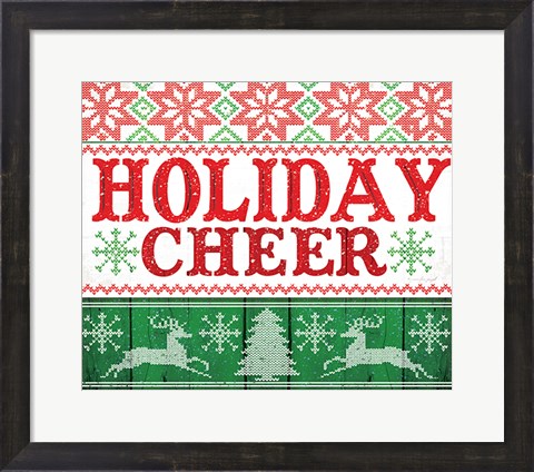 Framed Holiday Cheer Print