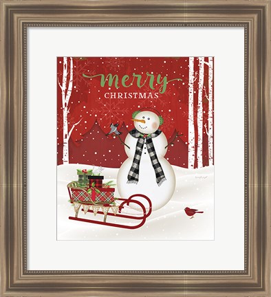 Framed Merry Christmas Print