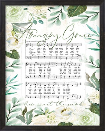 Framed Amazing Grace II Print