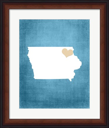 Framed Iowa Print