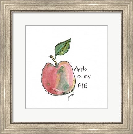 Framed Apple to My Pie Print