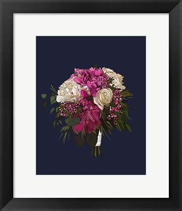 Framed Bouquet II Print