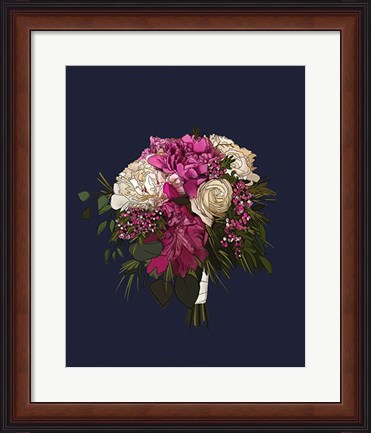 Framed Bouquet II Print