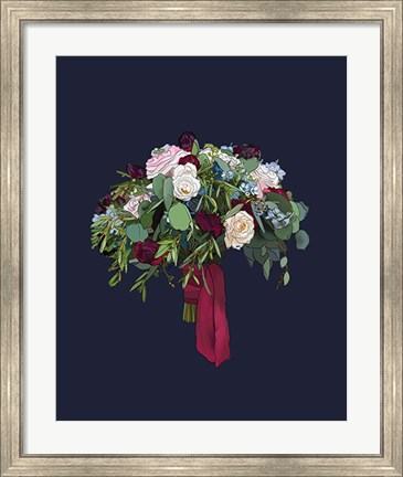 Framed Bouquet III Print