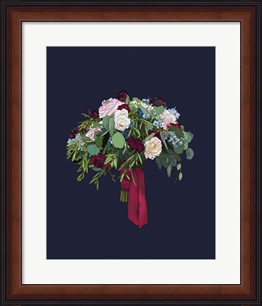 Framed Bouquet III Print