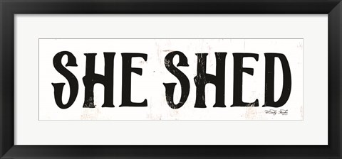 Framed She Shed Print