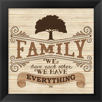 Framed Family Print