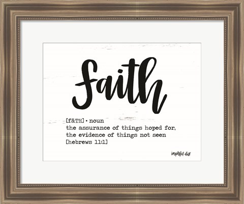 Framed Faith Print