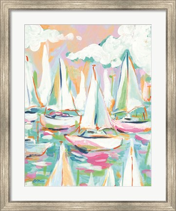 Framed Sailboat Sea Print