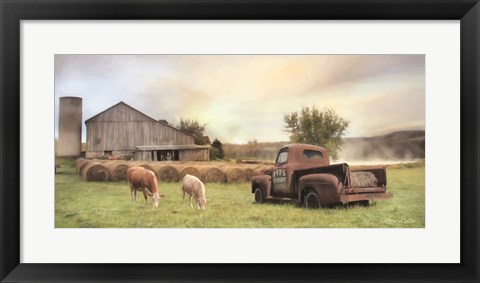 Framed Tioga Country Farmland Print