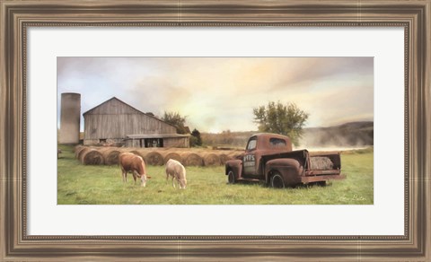 Framed Tioga Country Farmland Print