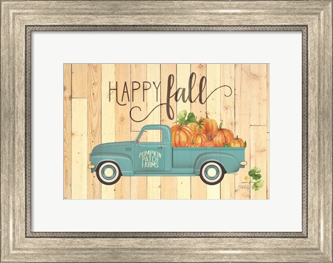 Framed Happy Fall Print