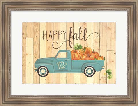 Framed Happy Fall Print