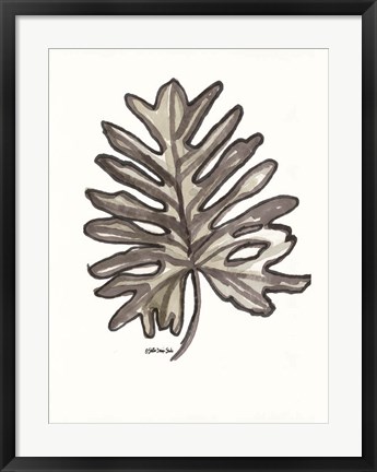 Framed Modern Palm 3 Print