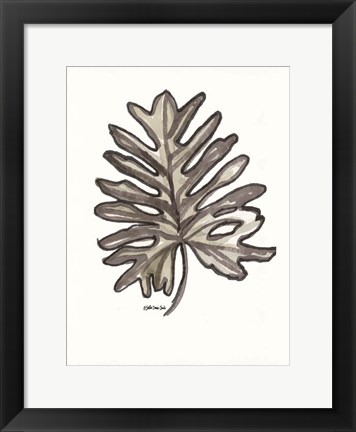 Framed Modern Palm 3 Print