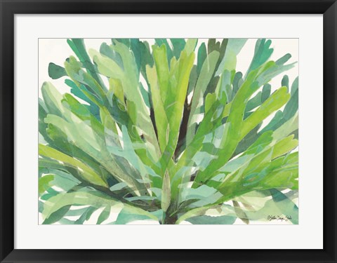 Framed Tropical Sea Grass 1 Print