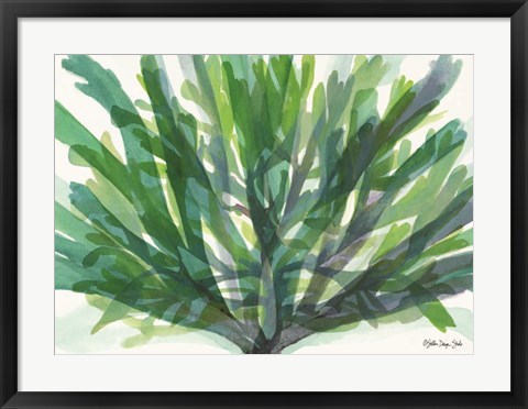 Framed Tropical Sea Grass 2 Print