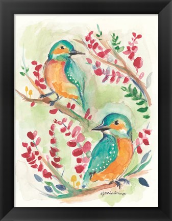 Framed Birds of a Feather Print