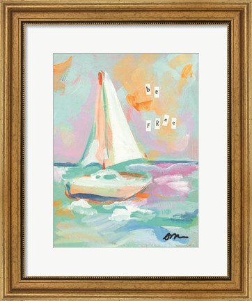 Framed Sailboat II Print