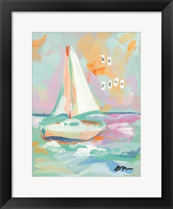 Framed Sailboat II Print