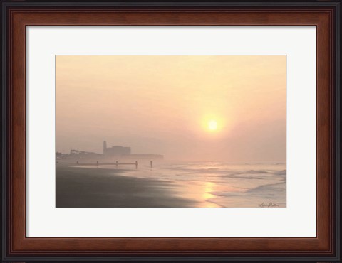 Framed Ocean City Sunrise Print