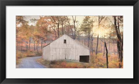 Framed Fall at the Barn Print