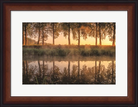 Framed Sunrise in the Netherlands Print