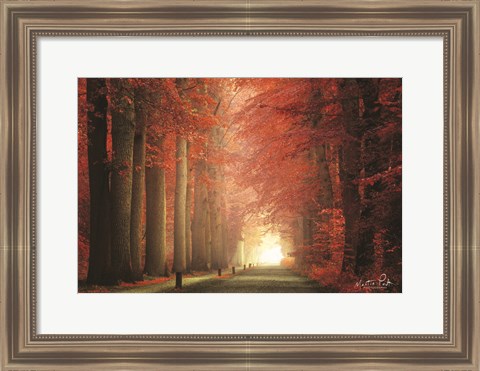 Framed Way to Red Print