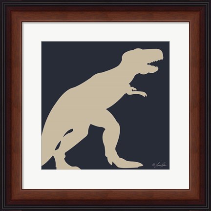 Framed Dino I Print