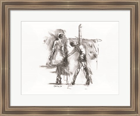 Framed Dance Figure 3 Print