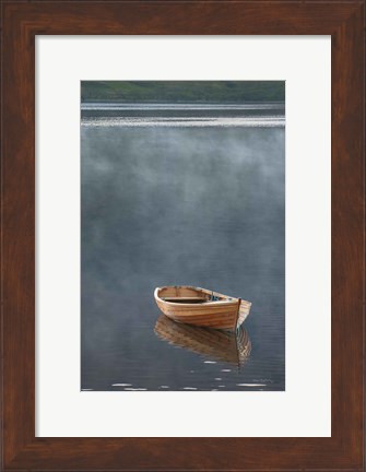 Framed Rowboat in Ross Print