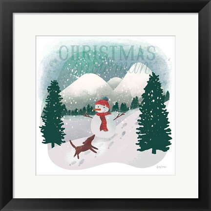 Framed Winter Wonderland IV Print