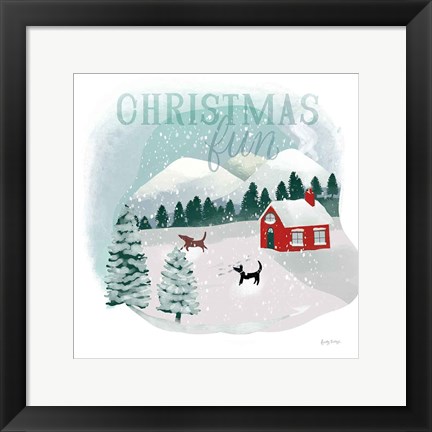 Framed Winter Wonderland III Print