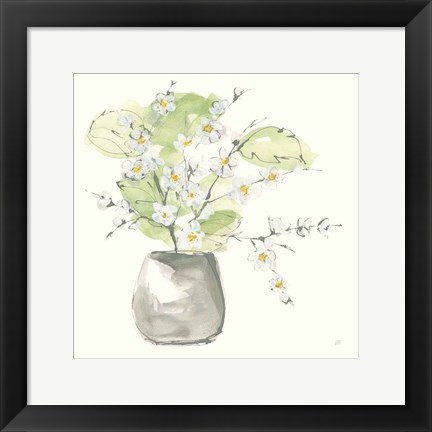 Framed Plant Blossom I Print