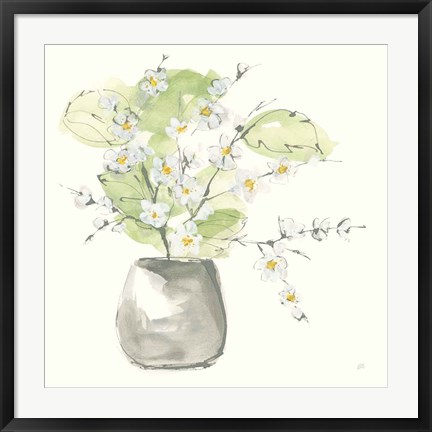 Framed Plant Blossom I Print