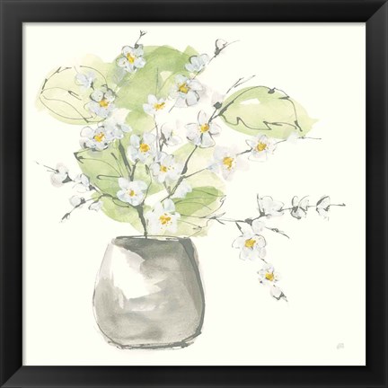 Framed Plant Blossom I Print