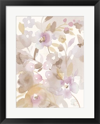 Framed Neutral Garden II Print